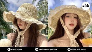 các loại mũ rộng vành đi biển nữ đẹp