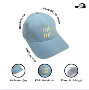 Mũ lưỡi trai miu miu