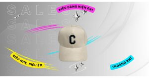 Mũ lưỡi trai màu trắng - Mũ nhà mơ